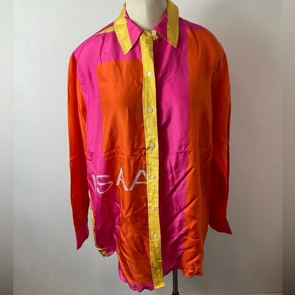 Isaac Mizrahi 20th Anniversary Pink and Gold Design - Picture 2 of 5